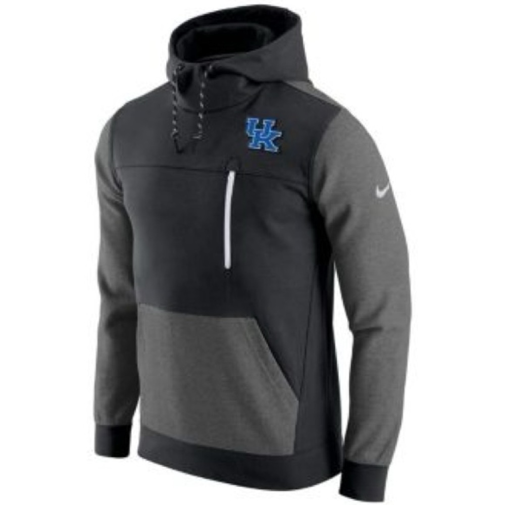Nike UK Logo Black and Gray Hoodie